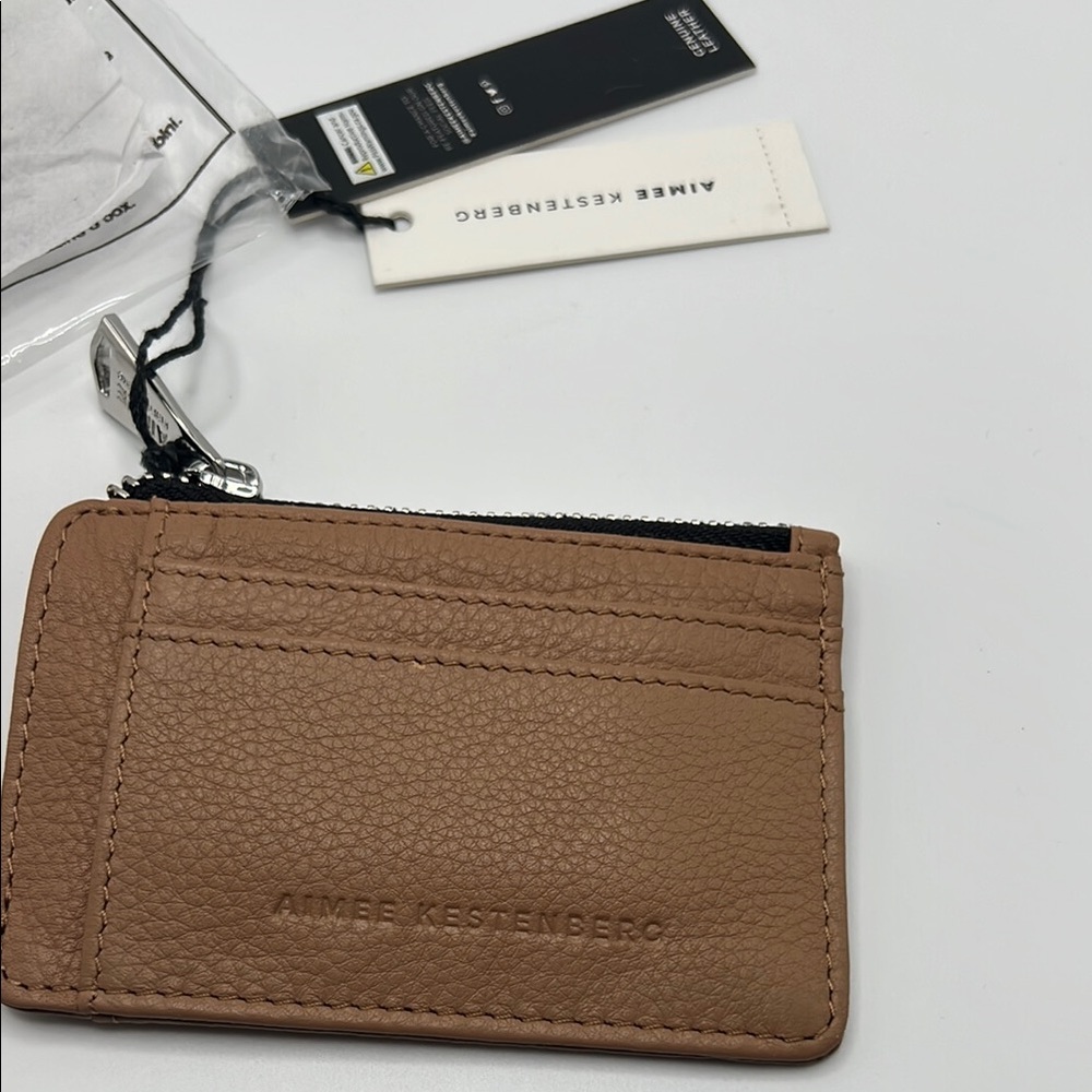 Aimee Kestenberg Tan Leather Card Holder